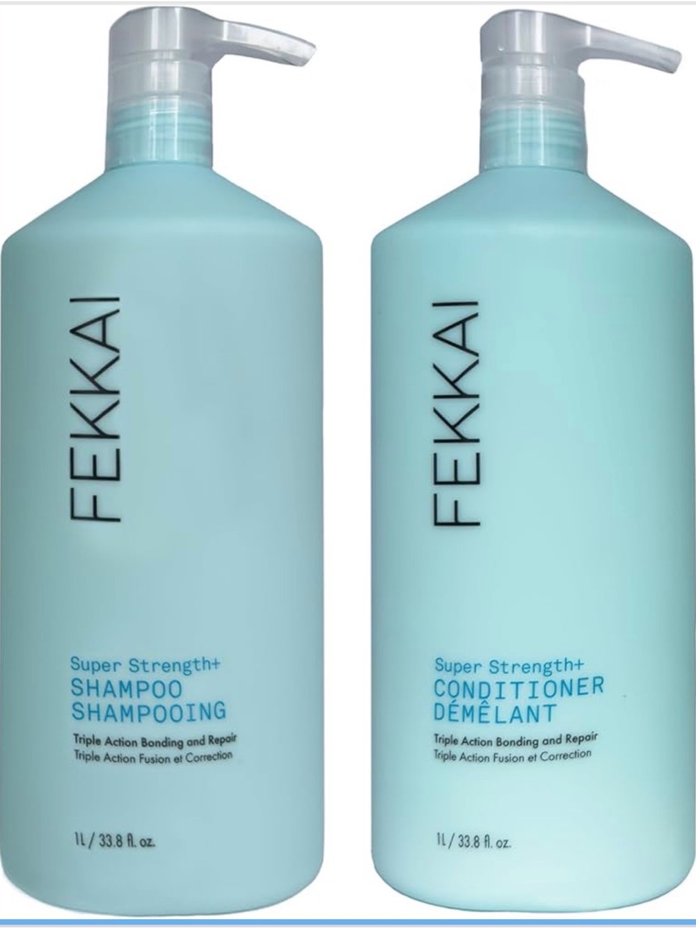 Fekkai Super Strength Shampoo (1 Liter) + Conditioner (1 Liter) - New